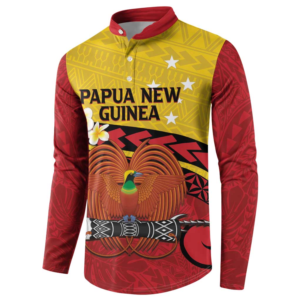 Papua New Guinea Independence Day Button Sweatshirt Since 1975 Unity In Diversity