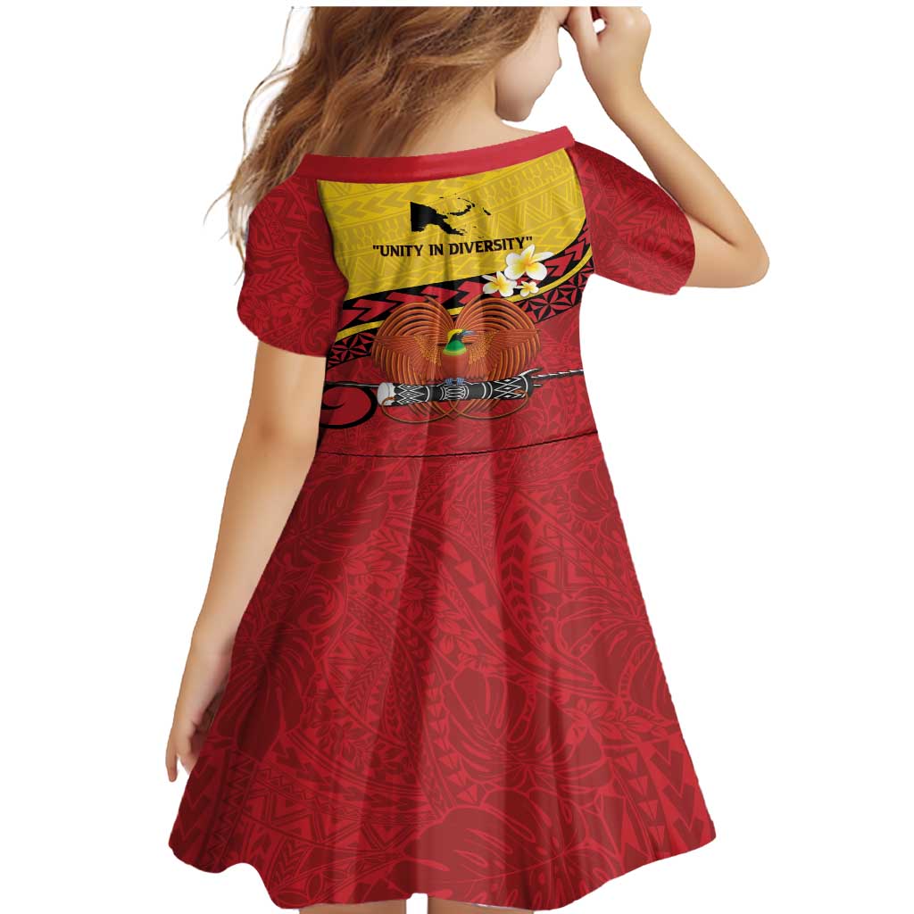 Papua New Guinea Independence Day Family Matching Mermaid Dress and Hawaiian Shirt Since 1975 Unity In Diversity
