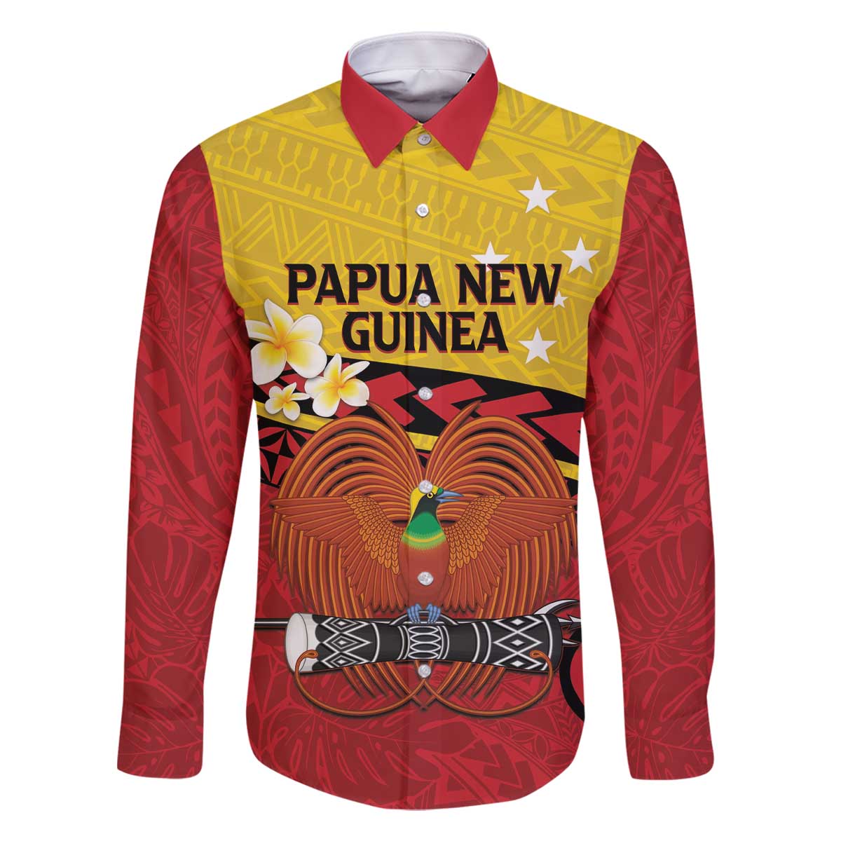 Papua New Guinea Independence Day Family Matching Off The Shoulder Long Sleeve Dress and Hawaiian Shirt Since 1975 Unity In Diversity