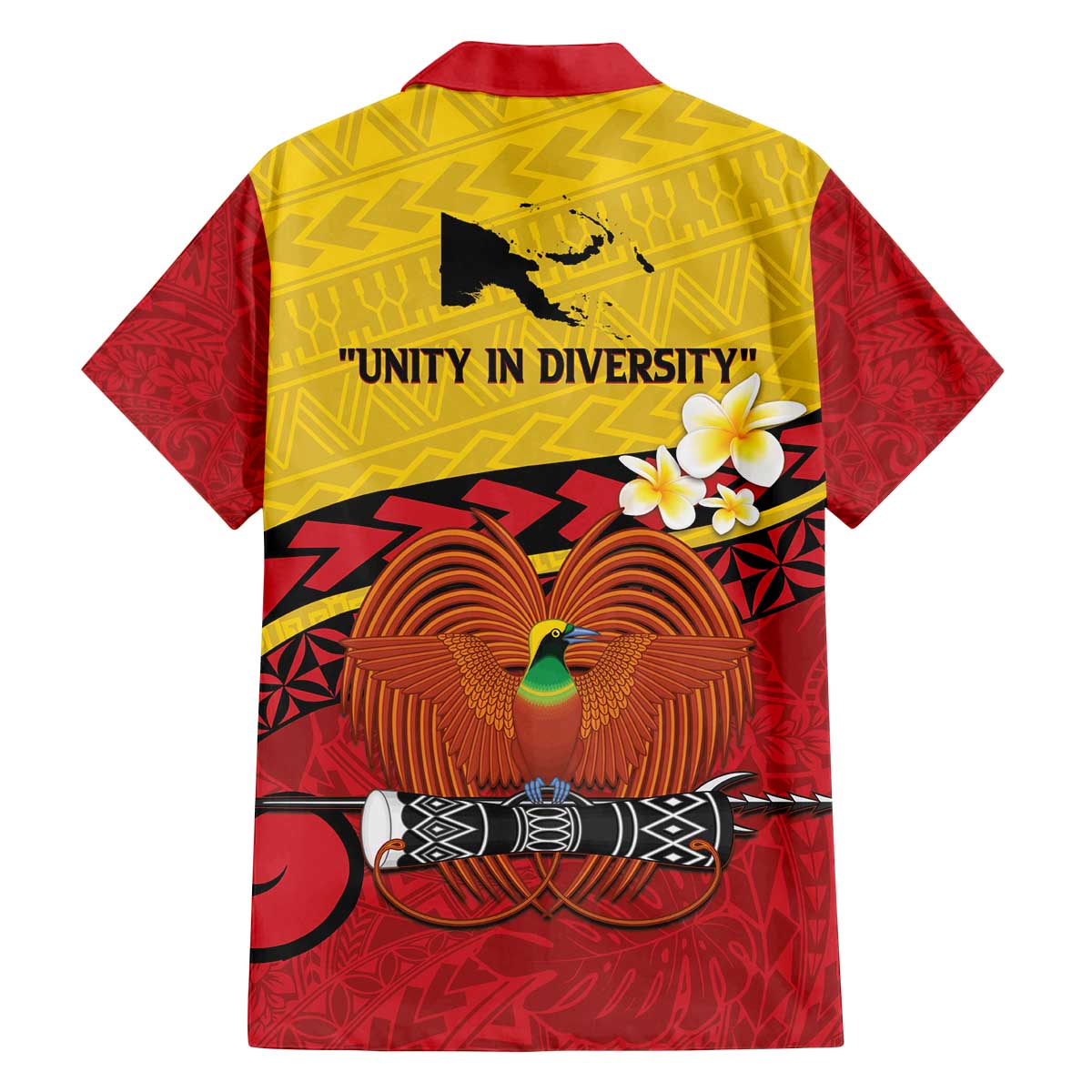Papua New Guinea Independence Day Family Matching Puletasi and Hawaiian Shirt Since 1975 Unity In Diversity