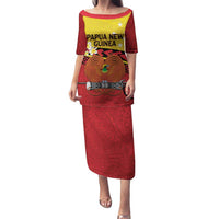 Papua New Guinea Independence Day Family Matching Puletasi and Hawaiian Shirt Since 1975 Unity In Diversity