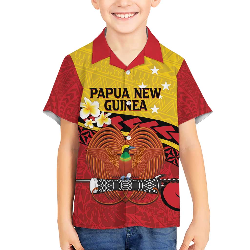Papua New Guinea Independence Day Kid Hawaiian Shirt Since 1975 Unity In Diversity