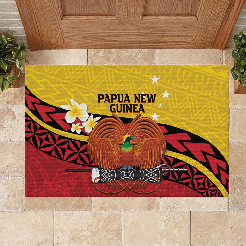 Papua New Guinea Independence Day Rubber Doormat Since 1975 Unity In Diversity