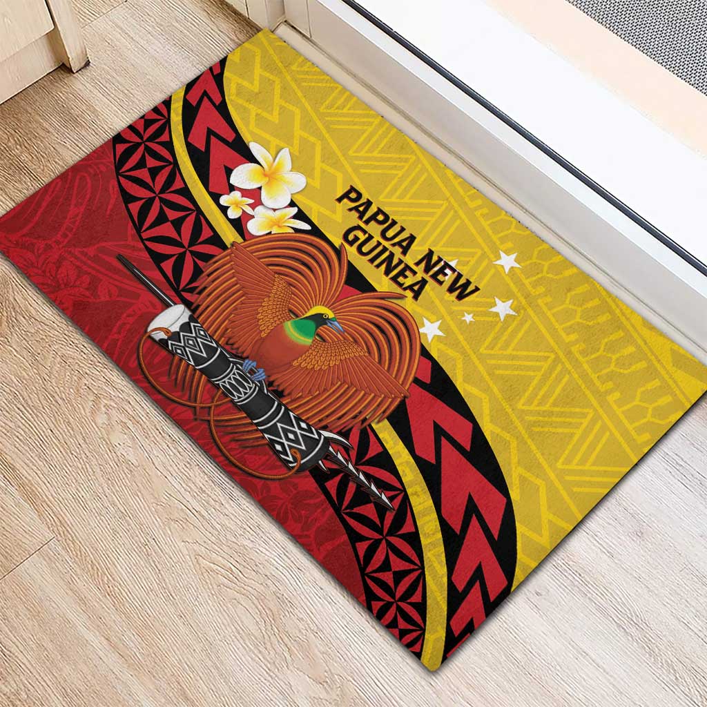Papua New Guinea Independence Day Rubber Doormat Since 1975 Unity In Diversity