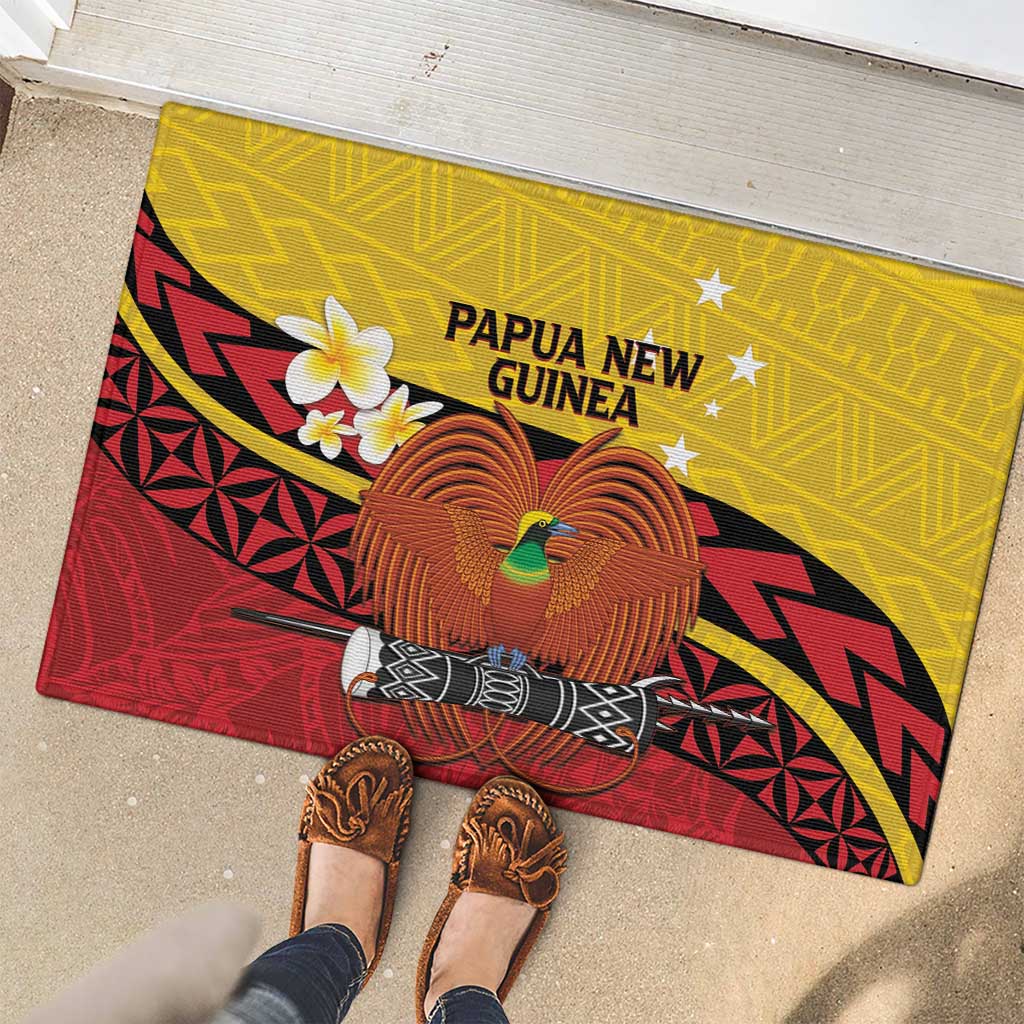 Papua New Guinea Independence Day Rubber Doormat Since 1975 Unity In Diversity