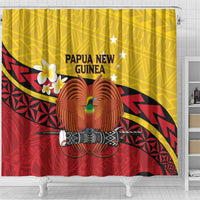 Papua New Guinea Independence Day Shower Curtain Since 1975 Unity In Diversity