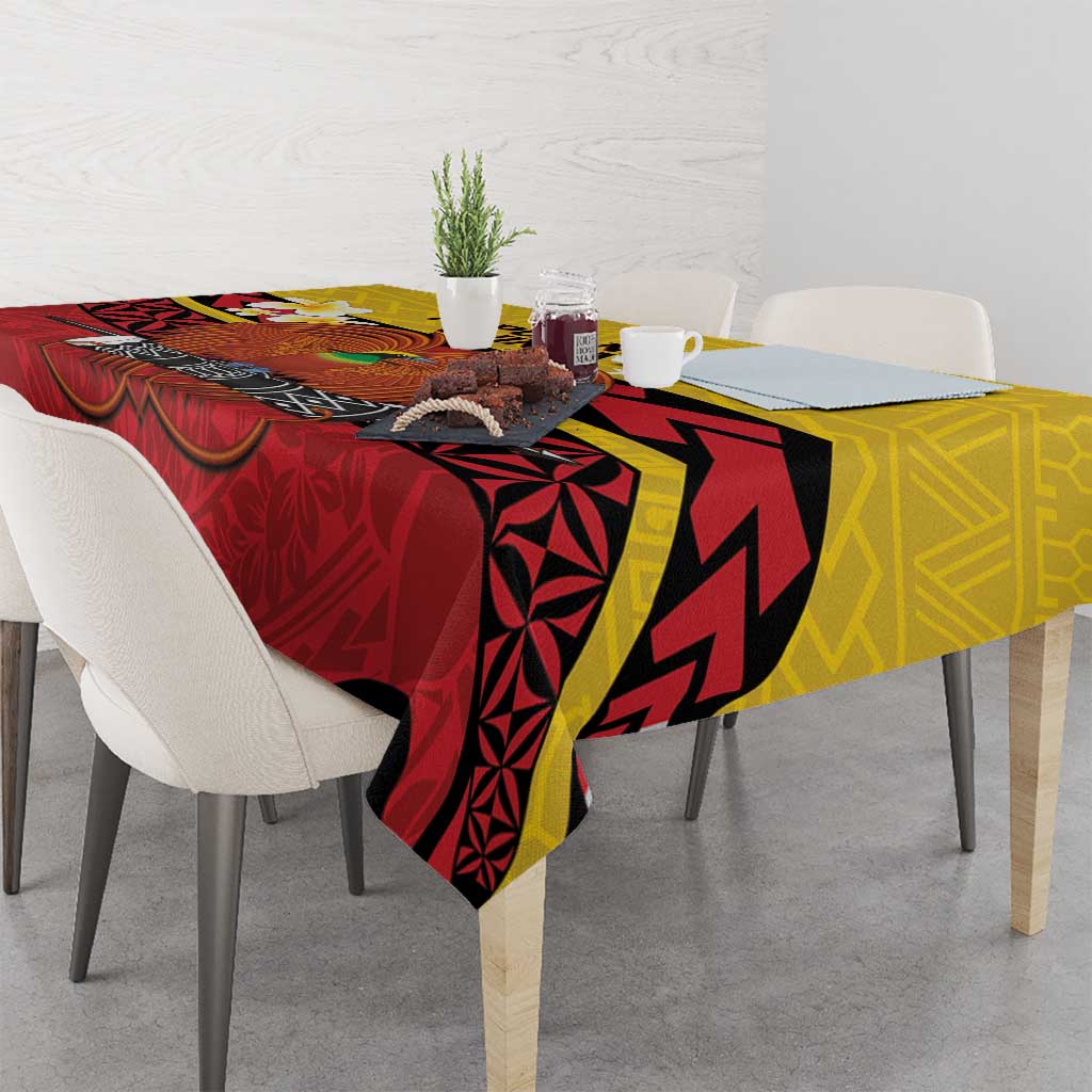 Papua New Guinea Independence Day Tablecloth Since 1975 Unity In Diversity
