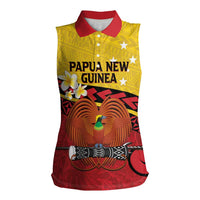Papua New Guinea Independence Day Women Sleeveless Polo Shirt Since 1975 Unity In Diversity
