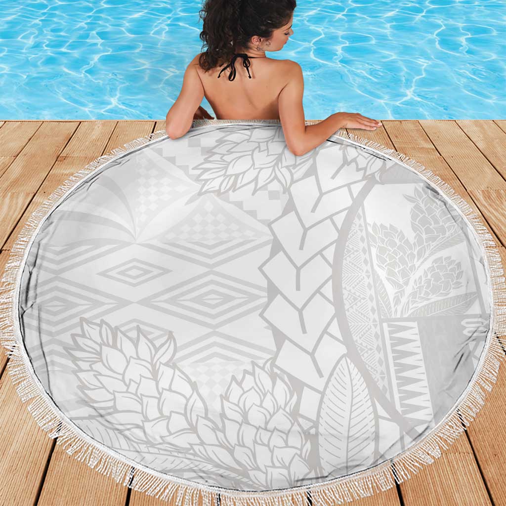 Samoa White Sunday Beach Blanket Lotu Tamaiti Siapo With Teuila