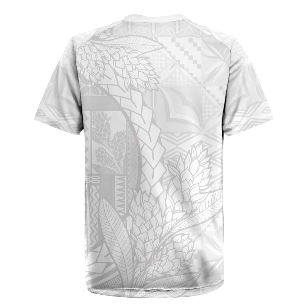 Samoa White Sunday Rugby Jersey Lotu Tamaiti Siapo With Teuila