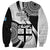 Fiji Rugby Sweatshirt World Cup 2023 Go Champions Fijian Tapa Black Version LT14 - Polynesian Pride