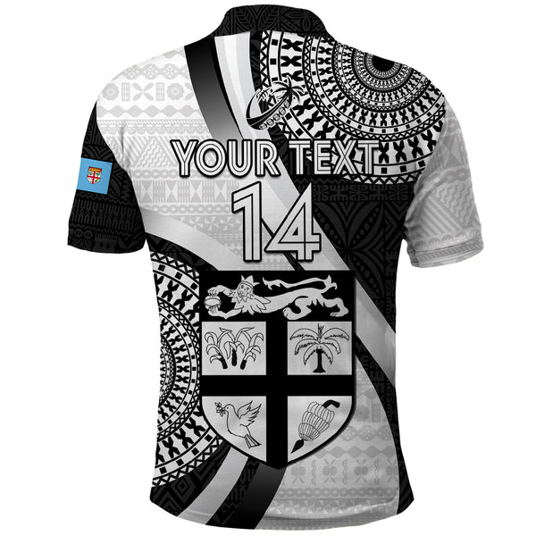 Fiji Tapa Rugby Women Casual Shirt Flying Fijian 2023 World Cup With Dabbing Ball LT14 main image 0