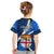Fiji Rugby Kid T Shirt World Cup 2023 Go Champions Fijian Tapa Blue Version LT14 - Polynesian Pride