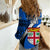 Fiji Rugby Women Casual Shirt World Cup 2023 Go Champions Fijian Tapa Blue Version LT14 - Polynesian Pride