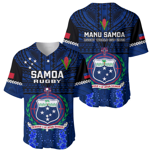 Samoa Rugby Baseball Jersey World Cup 2023 Go Champions Manu Samoa LT14