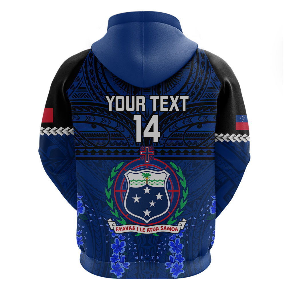 Custom Samoa Rugby Hoodie World Cup 2023 Go Champions Manu Samoa LT14 - Polynesian Pride