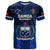 Custom Samoa Rugby T Shirt World Cup 2023 Go Champions Manu Samoa LT14 Blue - Polynesian Pride