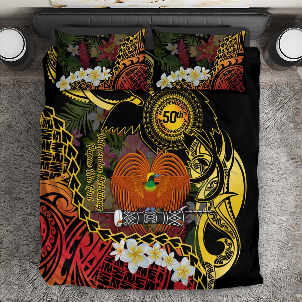 Papua New Guinea 50th Independence Anniversary Bedding Set Independen Stet bilong Papua Niu Gini LT14