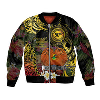 Papua New Guinea 50th Independence Anniversary Bomber Jacket Independen Stet bilong Papua Niu Gini LT14