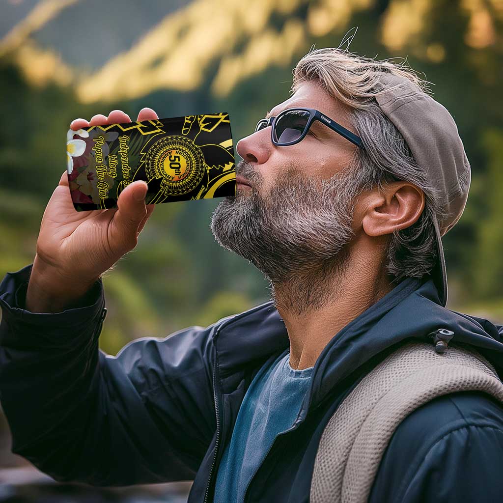 Papua New Guinea 50th Independence Anniversary 4 in 1 Can Cooler Tumbler Independen Stet bilong Papua Niu Gini LT14