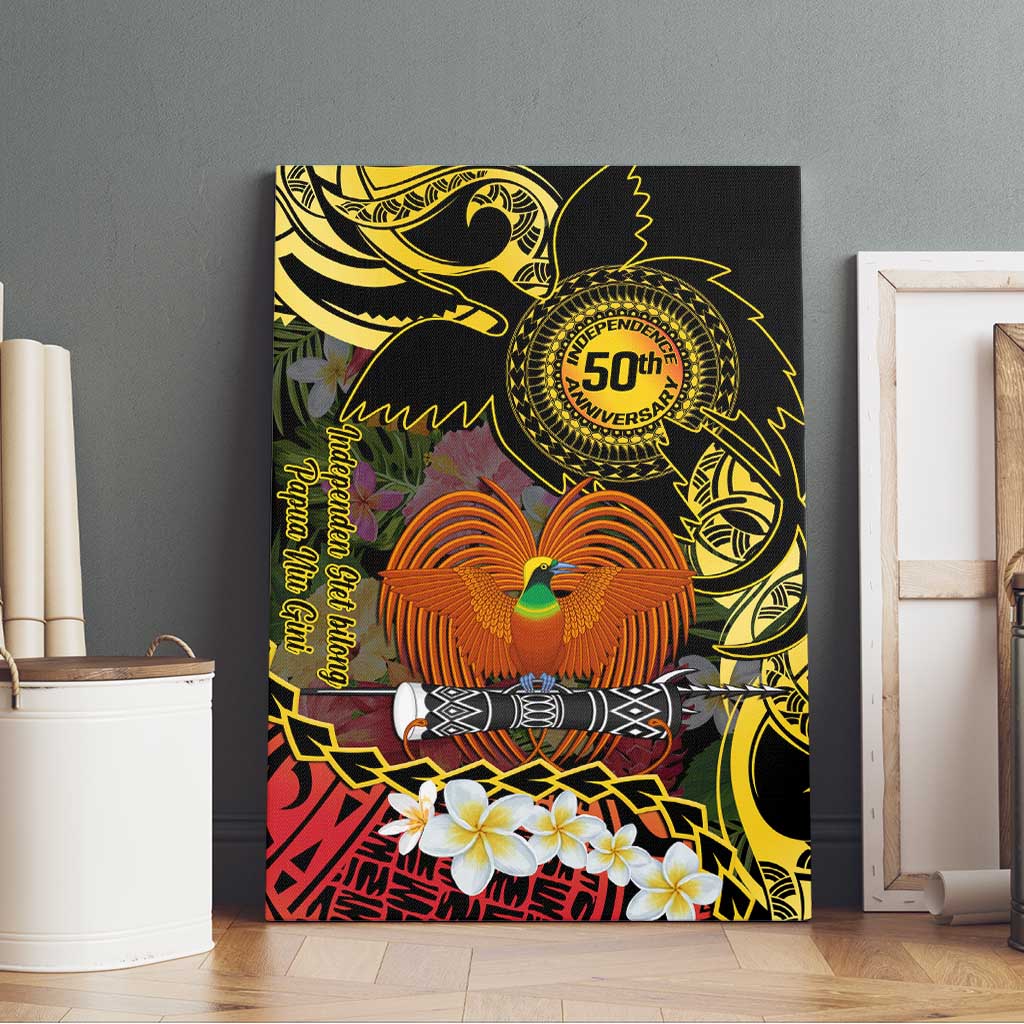 Papua New Guinea 50th Independence Anniversary Canvas Wall Art Independen Stet bilong Papua Niu Gini LT14