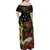 Papua New Guinea 50th Independence Anniversary Family Matching Off Shoulder Maxi Dress and Hawaiian Shirt Independen Stet bilong Papua Niu Gini LT14