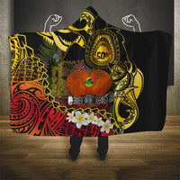 Papua New Guinea 50th Independence Anniversary Hooded Blanket Independen Stet bilong Papua Niu Gini LT14