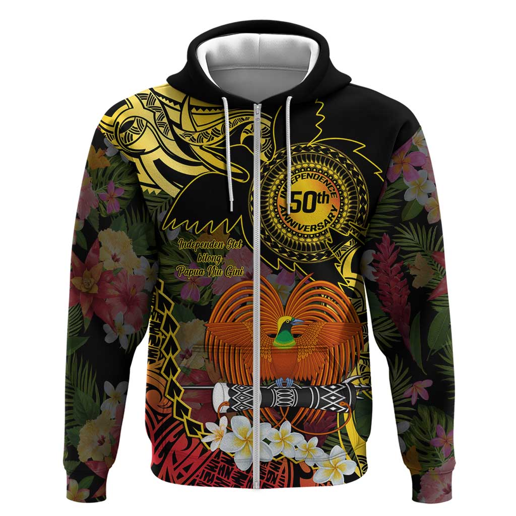 Papua New Guinea 50th Independence Anniversary Hoodie Independen Stet bilong Papua Niu Gini LT14