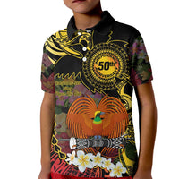 Papua New Guinea 50th Independence Anniversary Kid Polo Shirt Independen Stet bilong Papua Niu Gini LT14