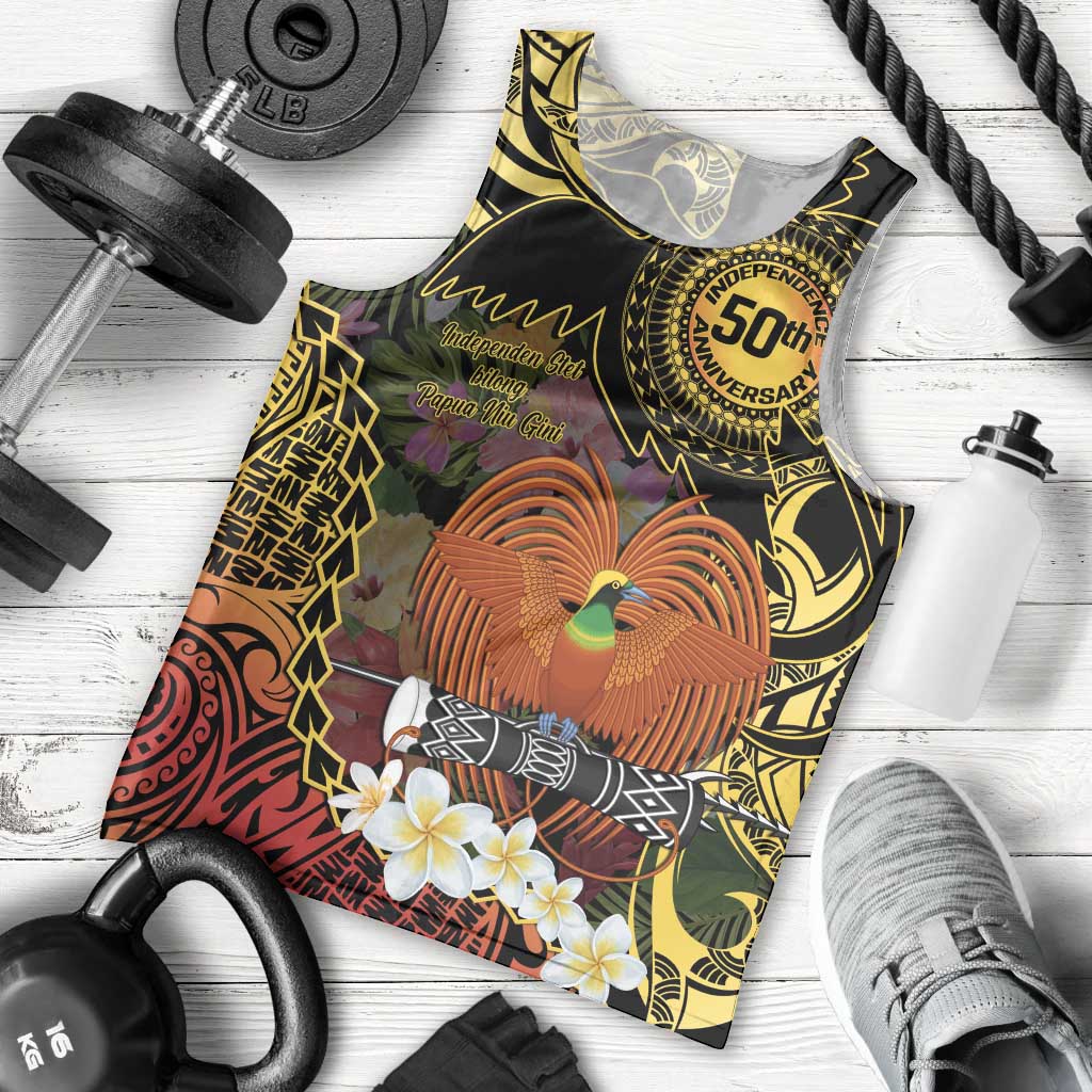 Papua New Guinea 50th Independence Anniversary Men Tank Top Independen Stet bilong Papua Niu Gini LT14