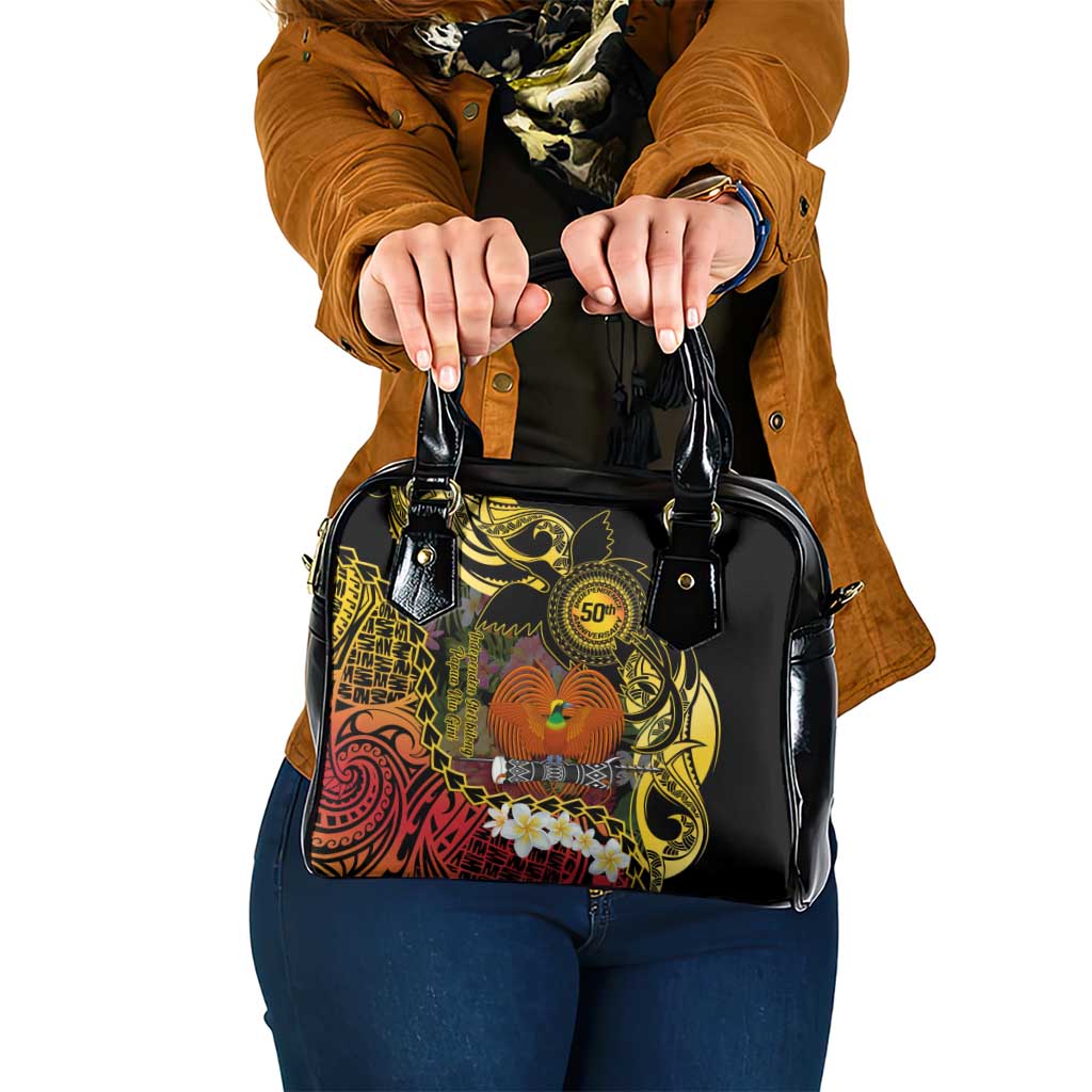 Papua New Guinea 50th Independence Anniversary Shoulder Handbag Independen Stet bilong Papua Niu Gini LT14