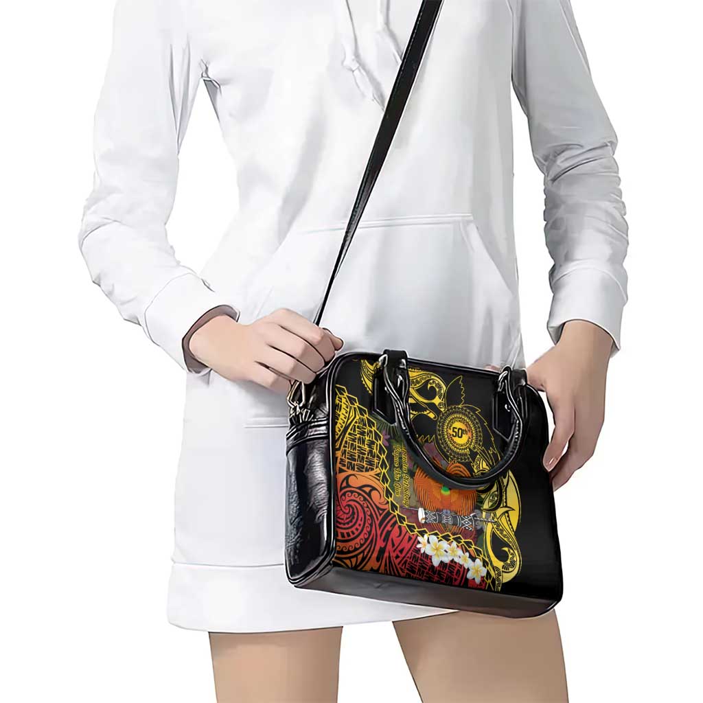 Papua New Guinea 50th Independence Anniversary Shoulder Handbag Independen Stet bilong Papua Niu Gini LT14