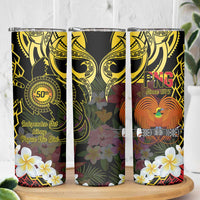 Papua New Guinea 50th Independence Anniversary Skinny Tumbler Independen Stet bilong Papua Niu Gini LT14
