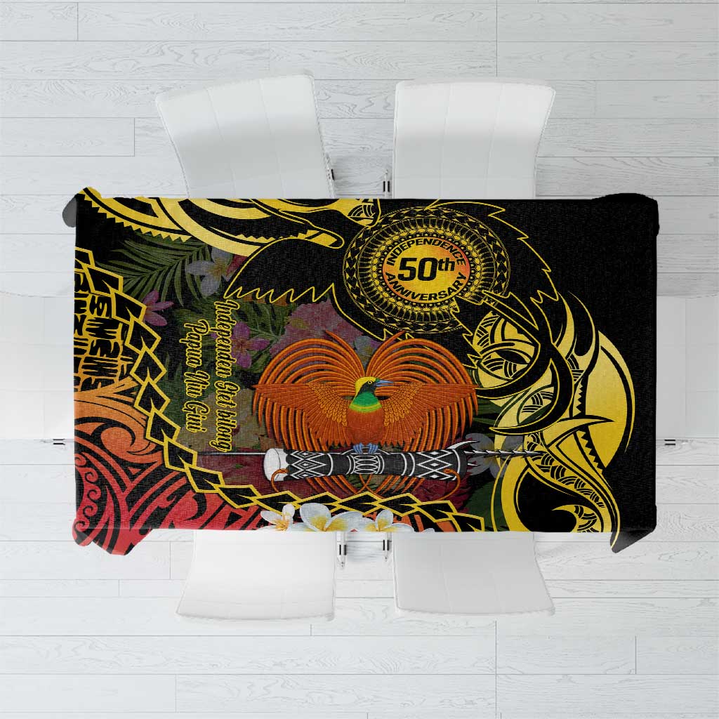 Papua New Guinea 50th Independence Anniversary Tablecloth Independen Stet bilong Papua Niu Gini LT14