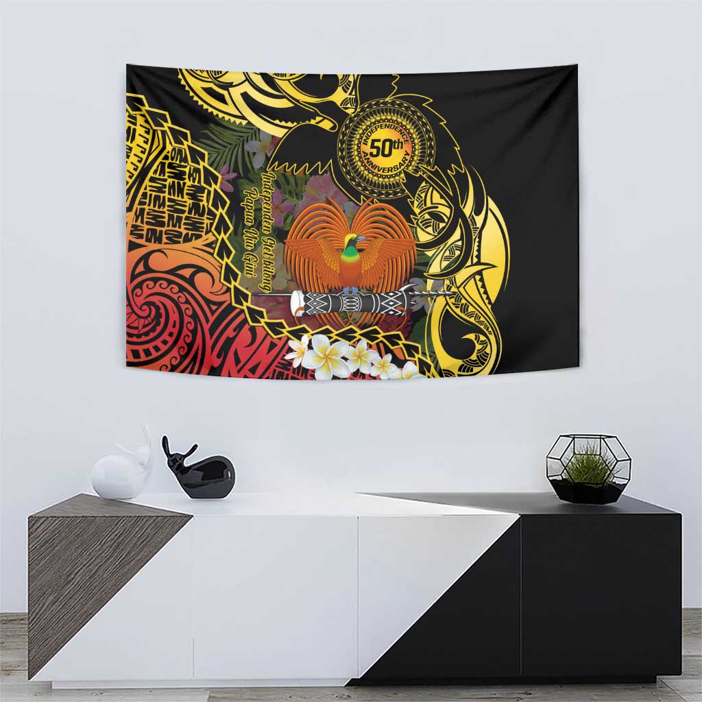 Papua New Guinea 50th Independence Anniversary Tapestry Independen Stet bilong Papua Niu Gini LT14