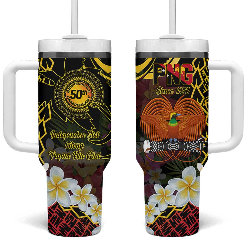 Papua New Guinea 50th Independence Anniversary Tumbler With Handle Independen Stet bilong Papua Niu Gini LT14