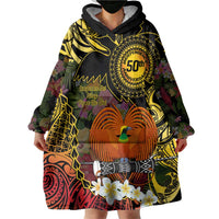 Papua New Guinea 50th Independence Anniversary Wearable Blanket Hoodie Independen Stet bilong Papua Niu Gini LT14