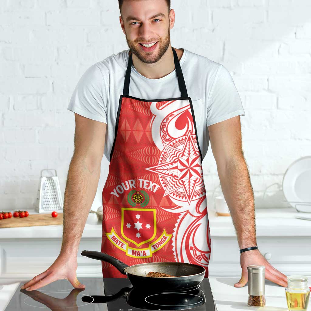Personalised Kolisi Tonga Apron Mate Maa Tonga Ngatu Pattern - Polynesian Pride