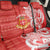 Personalised Kolisi Tonga Back Car Seat Cover Mate Maa Tonga Ngatu Pattern - Polynesian Pride