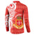 Personalised Kolisi Tonga Button Sweatshirt Mate Maa Tonga Ngatu Pattern - Polynesian Pride