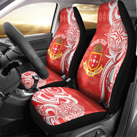 Personalised Kolisi Tonga Car Seat Cover Mate Maa Tonga Ngatu Pattern - Polynesian Pride