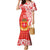Personalised Kolisi Tonga Family Matching Mermaid Dress and Hawaiian Shirt Mate Maa Tonga Ngatu Pattern - Polynesian Pride
