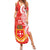 Personalised Kolisi Tonga Family Matching Summer Maxi Dress and Hawaiian Shirt Mate Maa Tonga Ngatu Pattern - Polynesian Pride