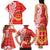 Personalised Kolisi Tonga Family Matching Tank Maxi Dress and Hawaiian Shirt Mate Maa Tonga Ngatu Pattern - Polynesian Pride