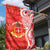 Personalised Kolisi Tonga Garden Flag Mate Maa Tonga Ngatu Pattern - Polynesian Pride