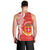 Personalised Kolisi Tonga Men Tank Top Mate Maa Tonga Ngatu Pattern - Polynesian Pride