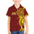 Personalised Tonga High School Family Matching Off The Shoulder Long Sleeve Dress and Hawaiian Shirt THS Tongan Ngatu Pattern - Polynesian Pride