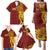Personalised Tonga High School Family Matching Puletasi and Hawaiian Shirt THS Tongan Ngatu Pattern - Polynesian Pride