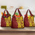 Personalised Tonga High School Grocery Bag THS Tongan Ngatu Pattern - Polynesian Pride