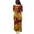Personalised Tonga High School Puletasi THS Tongan Ngatu Pattern - Polynesian Pride